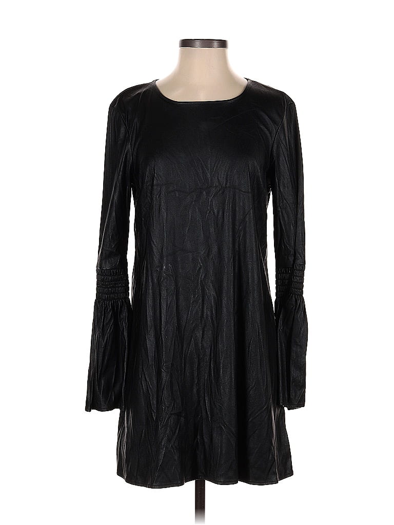 BCBGeneration 100% Polyurethane Black Casual Dress Size S - photo 1