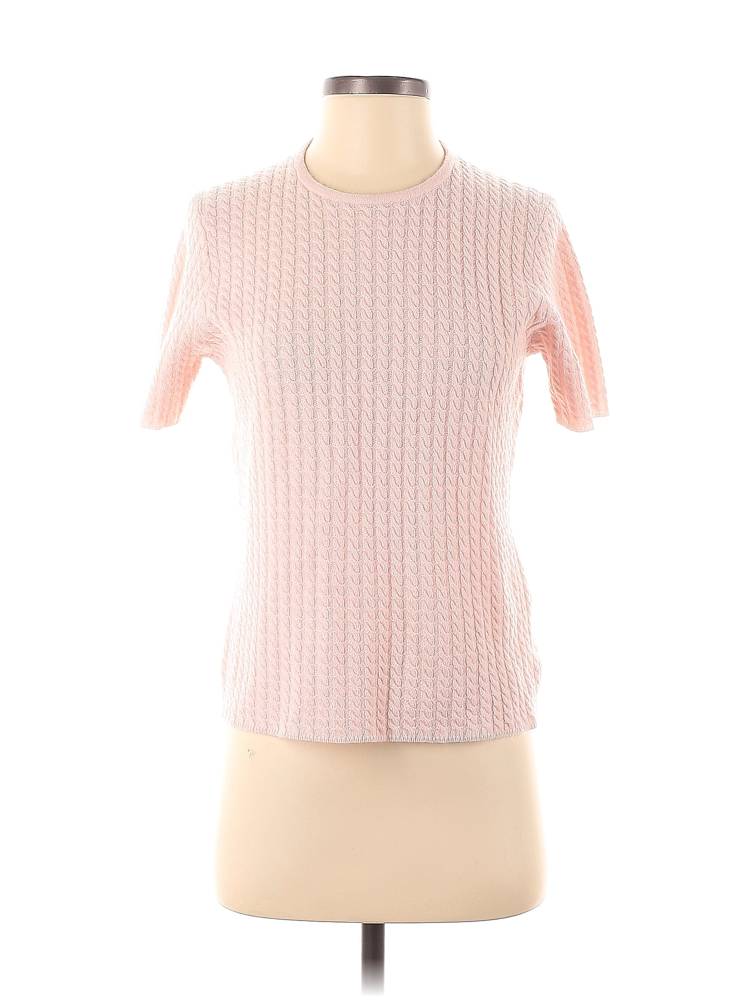 Saks Color Saks Fifth Avenue 100% Cashmere Chevron-herringbone Color Block Pink ...
