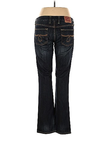 Lucky Brand 100% Cotton Solid Blue Jeans Size 10 - 62% off