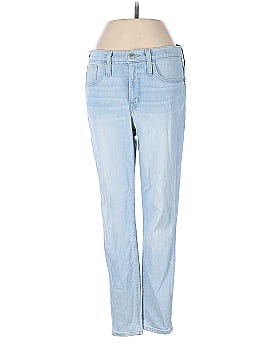 Madewell 9" Mid-Rise Skinny Crop Jeans in Coolmax&reg; Denim Edition (view 1)
