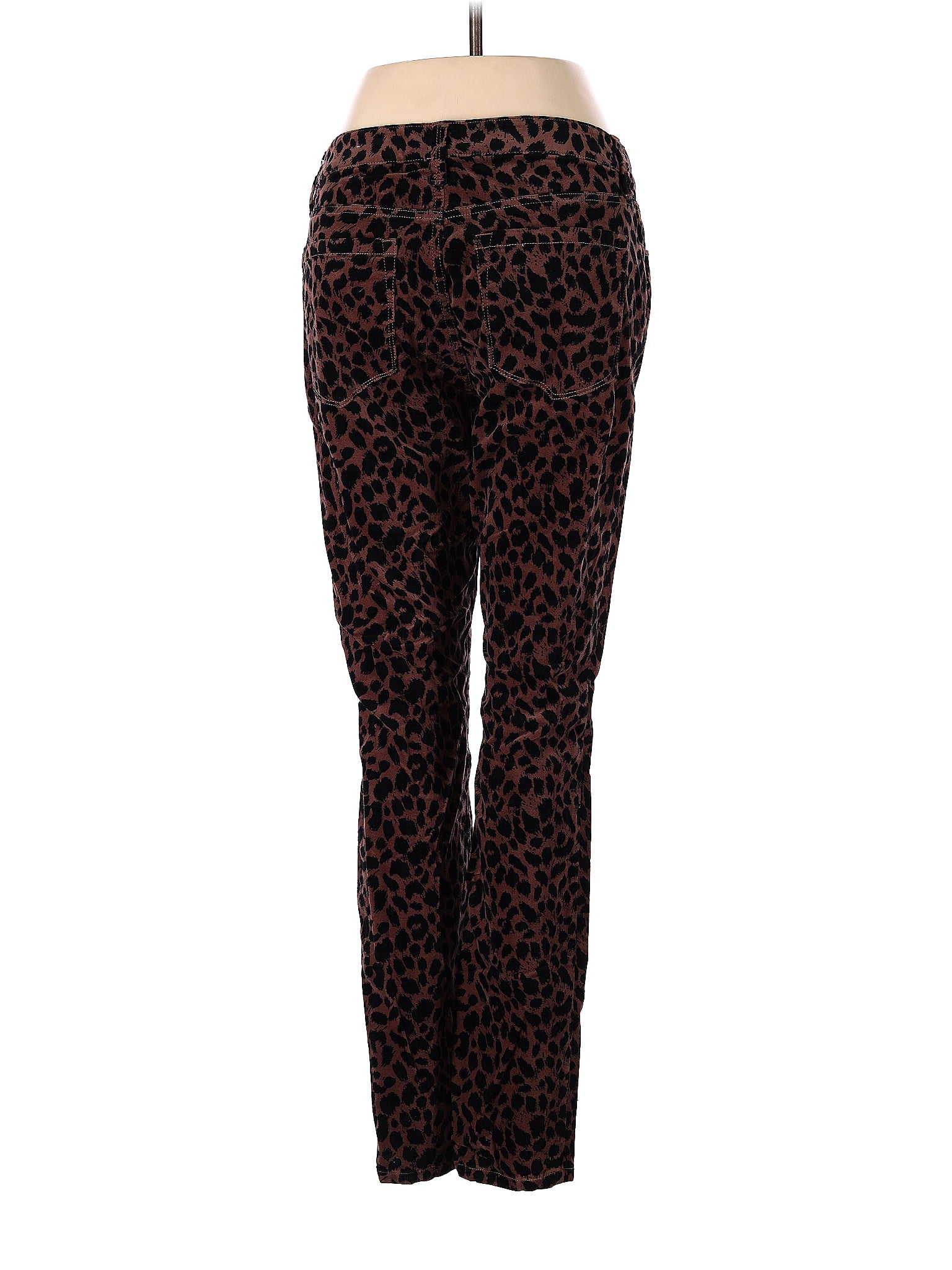 Ann Taylor LOFT Leopard Print Multi Color Brown Casual Pants Size 6 - 71%  off