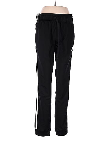 Adidas 100% Polyester Black Track Pants Size S - 65% off