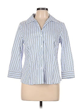 Anne Klein Long Sleeve Button-Down Shirt (view 1)