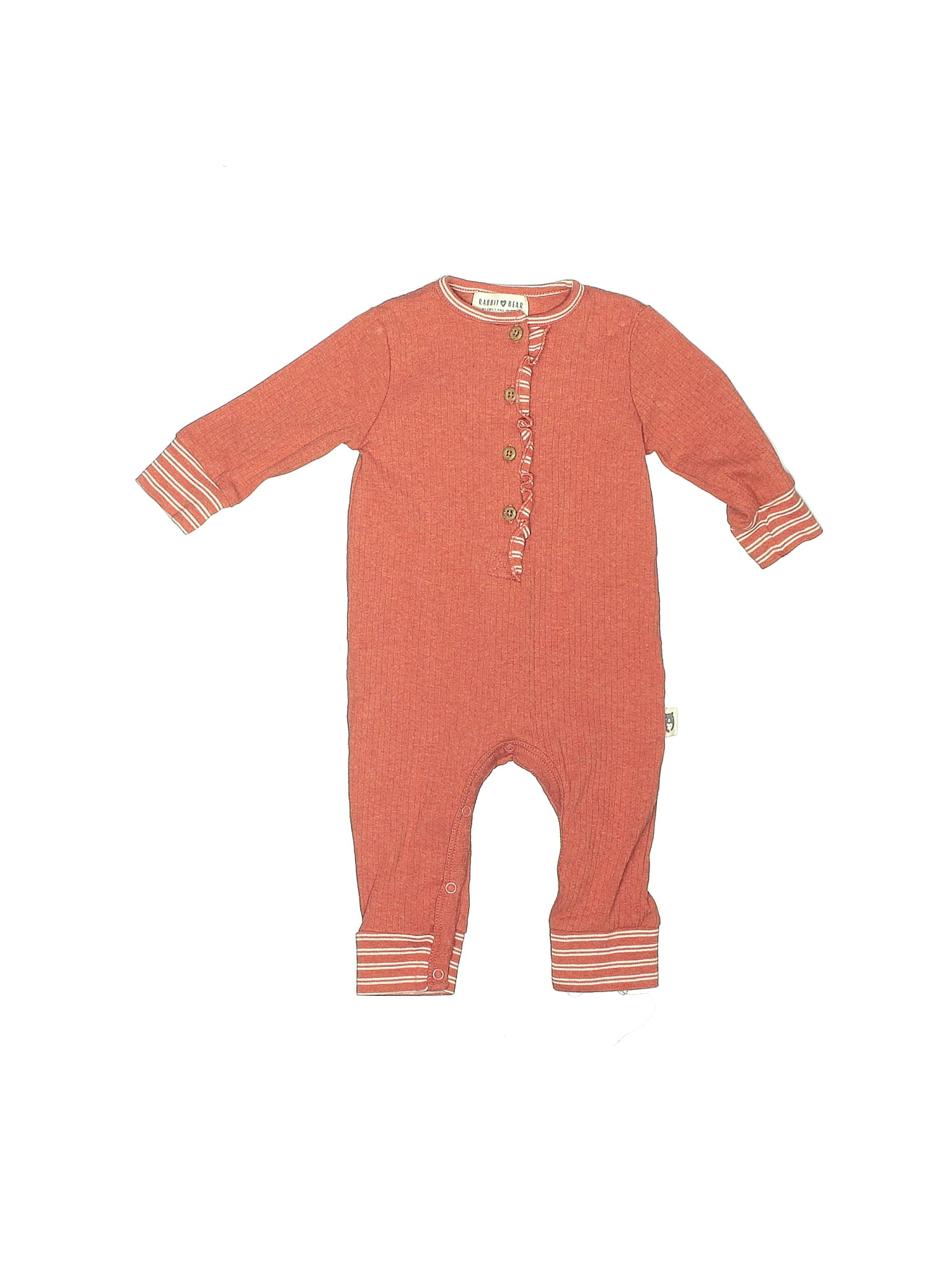 Rabbit Bear Orange Long Sleeve Outfit Size 6-9 mo - 18% off | thredUP
