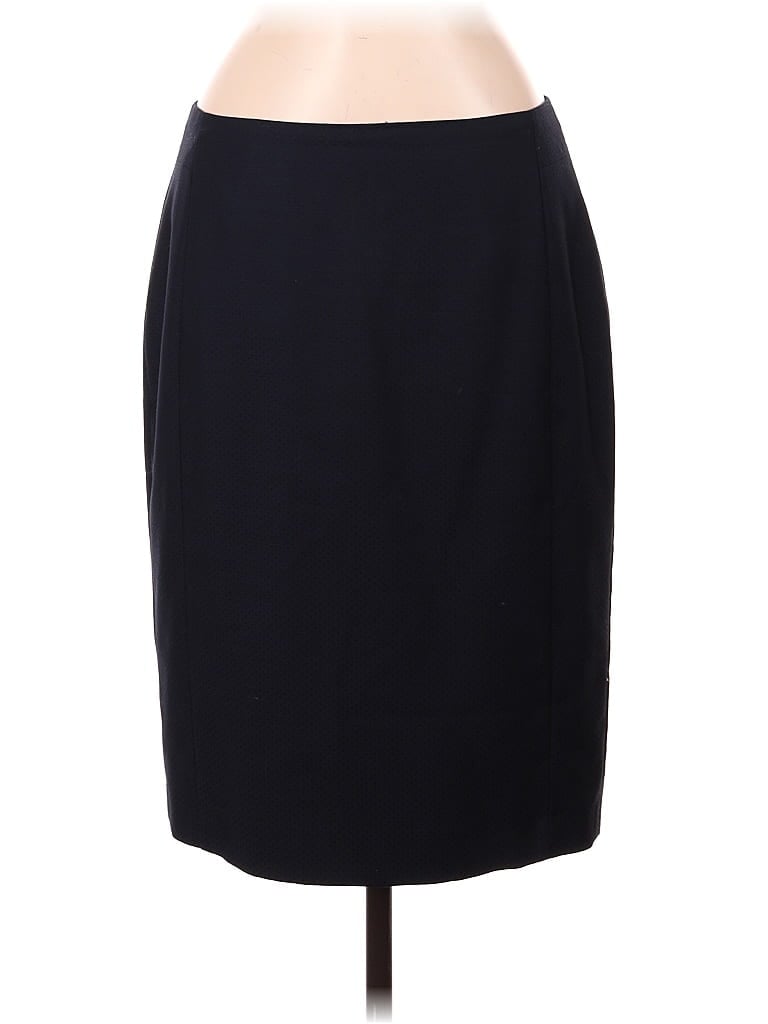 Hobbs London Solid Black Casual Skirt Size 8 - photo 1