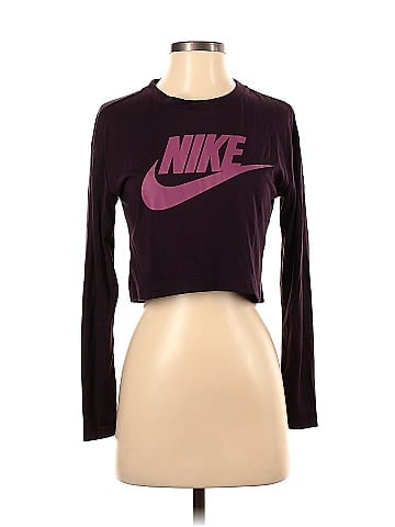 Nike color hotsell block crop top