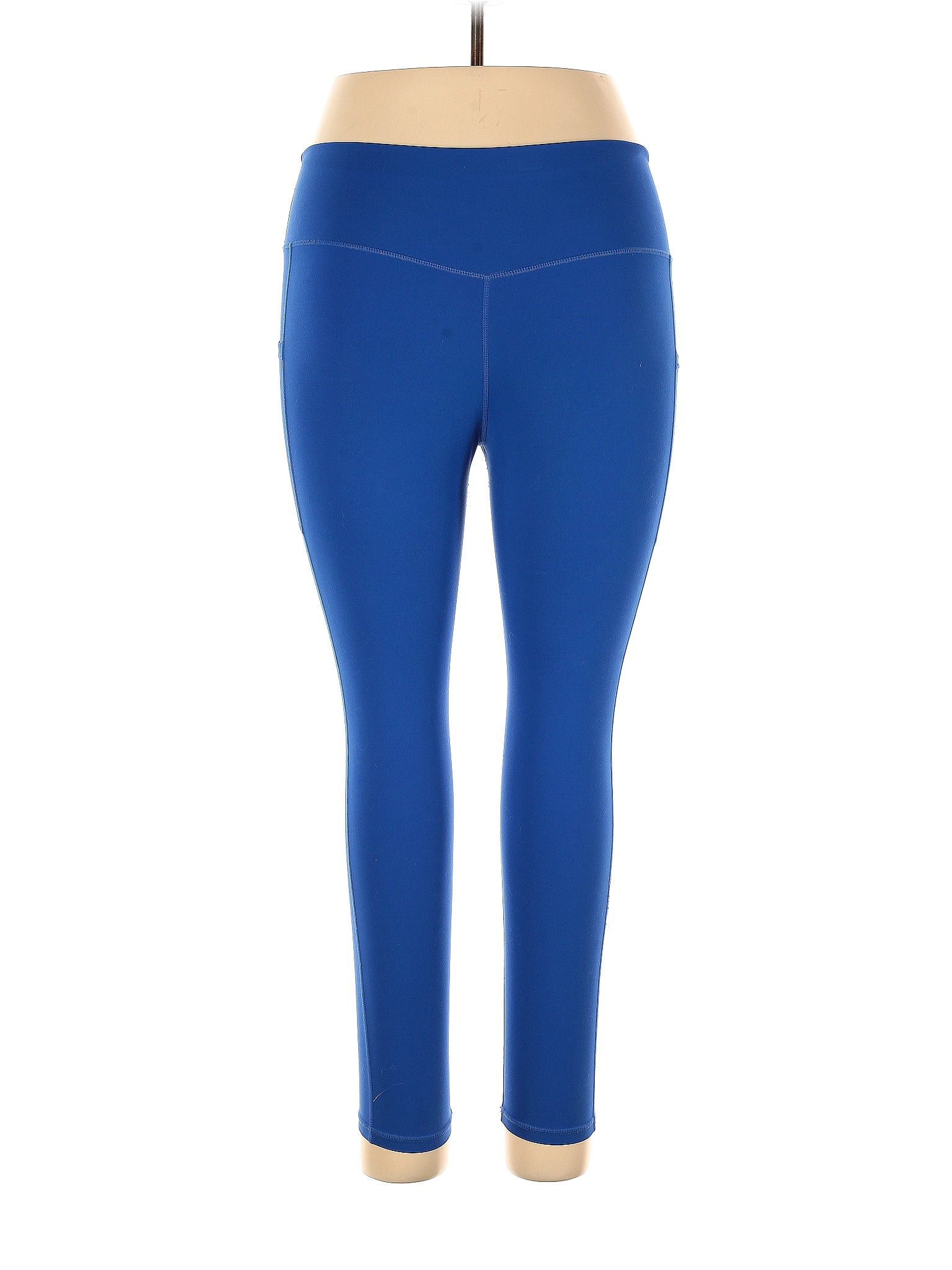 colorfulkoala Solid Sapphire Blue Leggings Size XL - 46% off