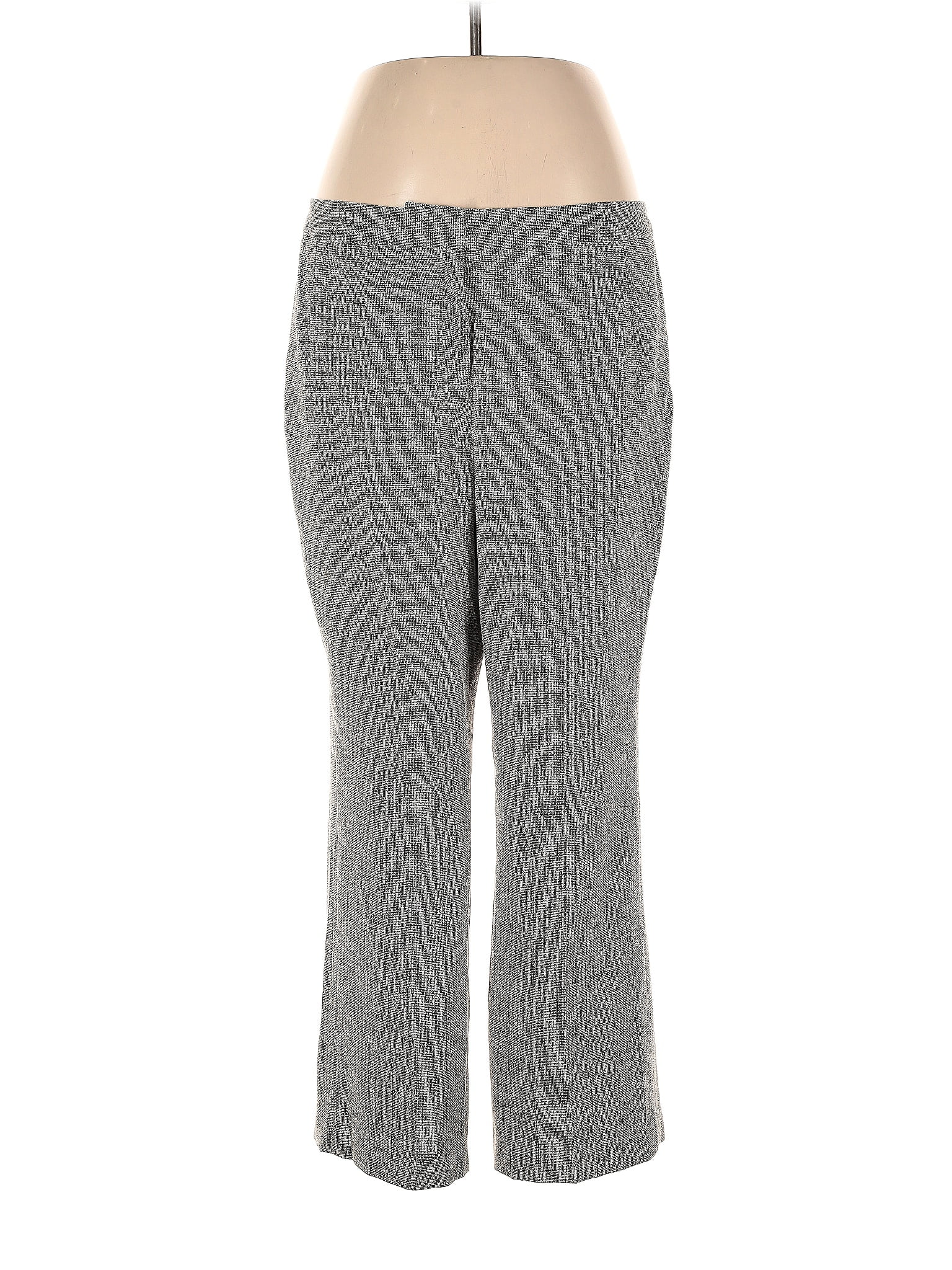 Hilary Radley Tweed Gray Casual Pants Size XL - 70% off