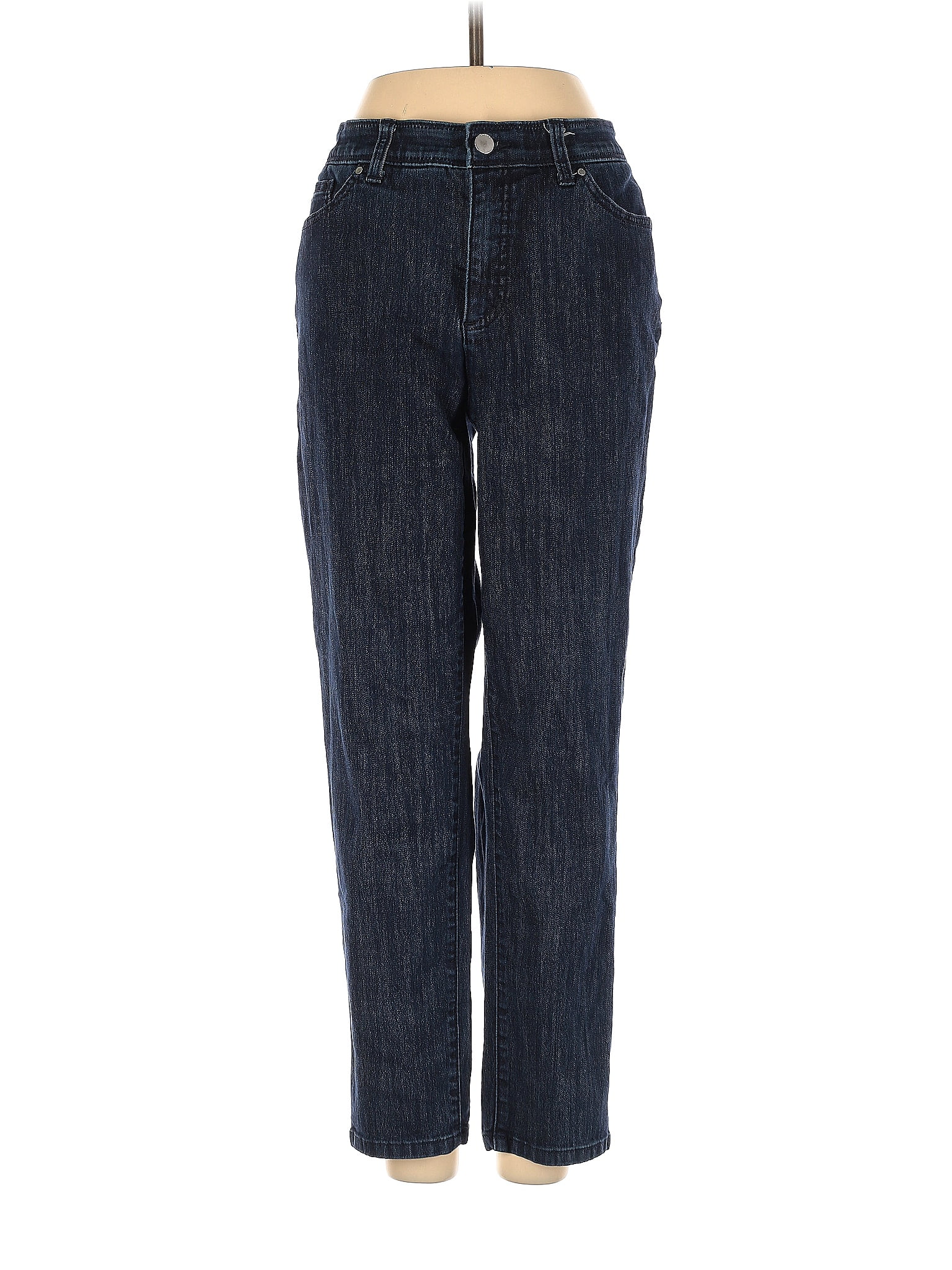 Fabulously Slimming by Chico's Solid Blue Jeans Size Sm (0.5) - 77% off