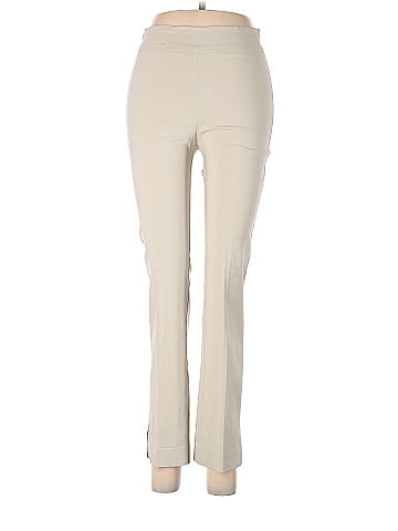 Avenue Montaigne Solid Ivory Casual Pants Size 6 92 off ThredUp