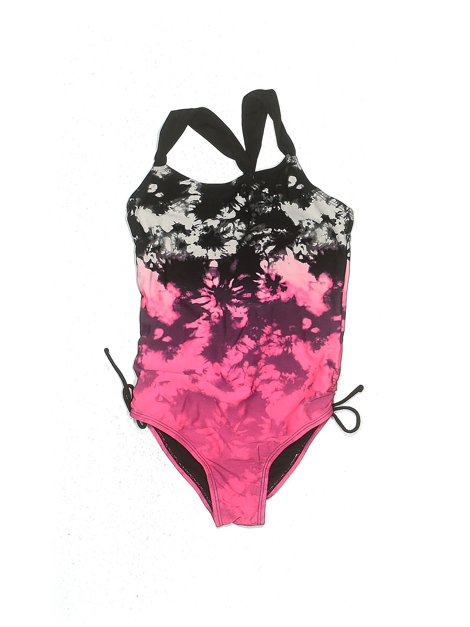 Justice Tie-dye Pink One Piece Swimsuit Size 12 - 22% off | thredUP