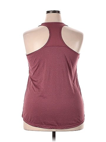 Xersion 100% Polyester Burgundy Active Tank Size XXL - 48% off
