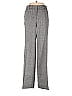 Ann Taylor Houndstooth Marled Tweed Chevron-herringbone Gray Linen Pants Size 2 (Petite) - photo 1