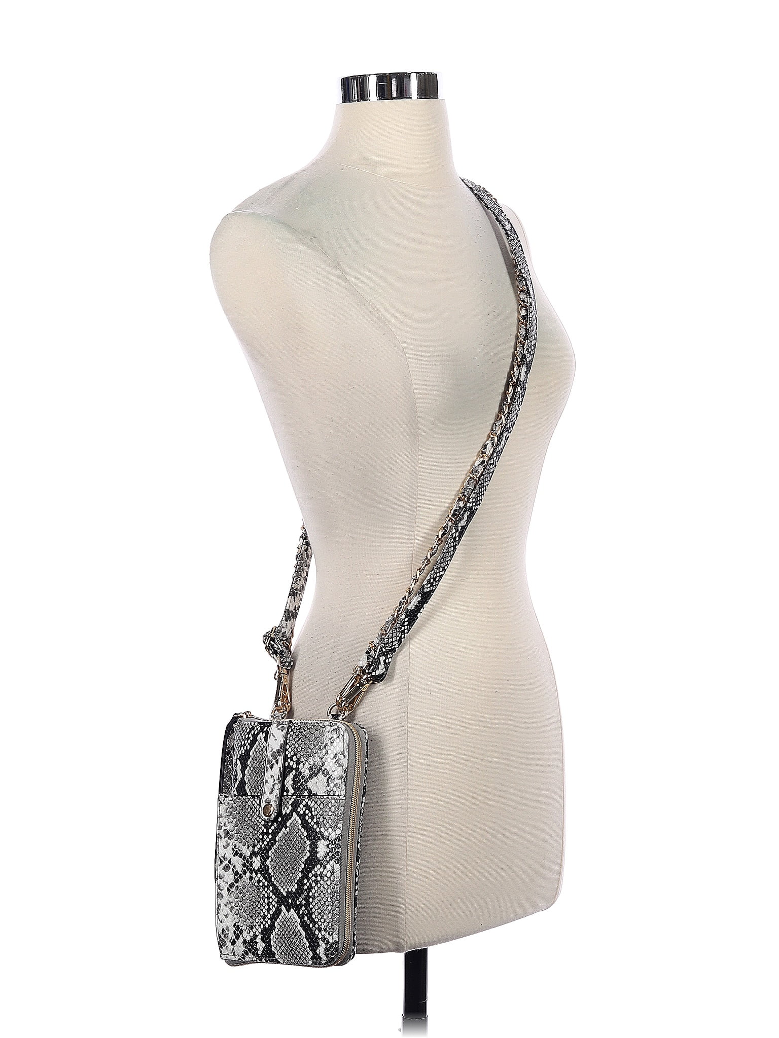 Erideno Crossbody Bags for Women Snake Print Crossbody Purse Chain