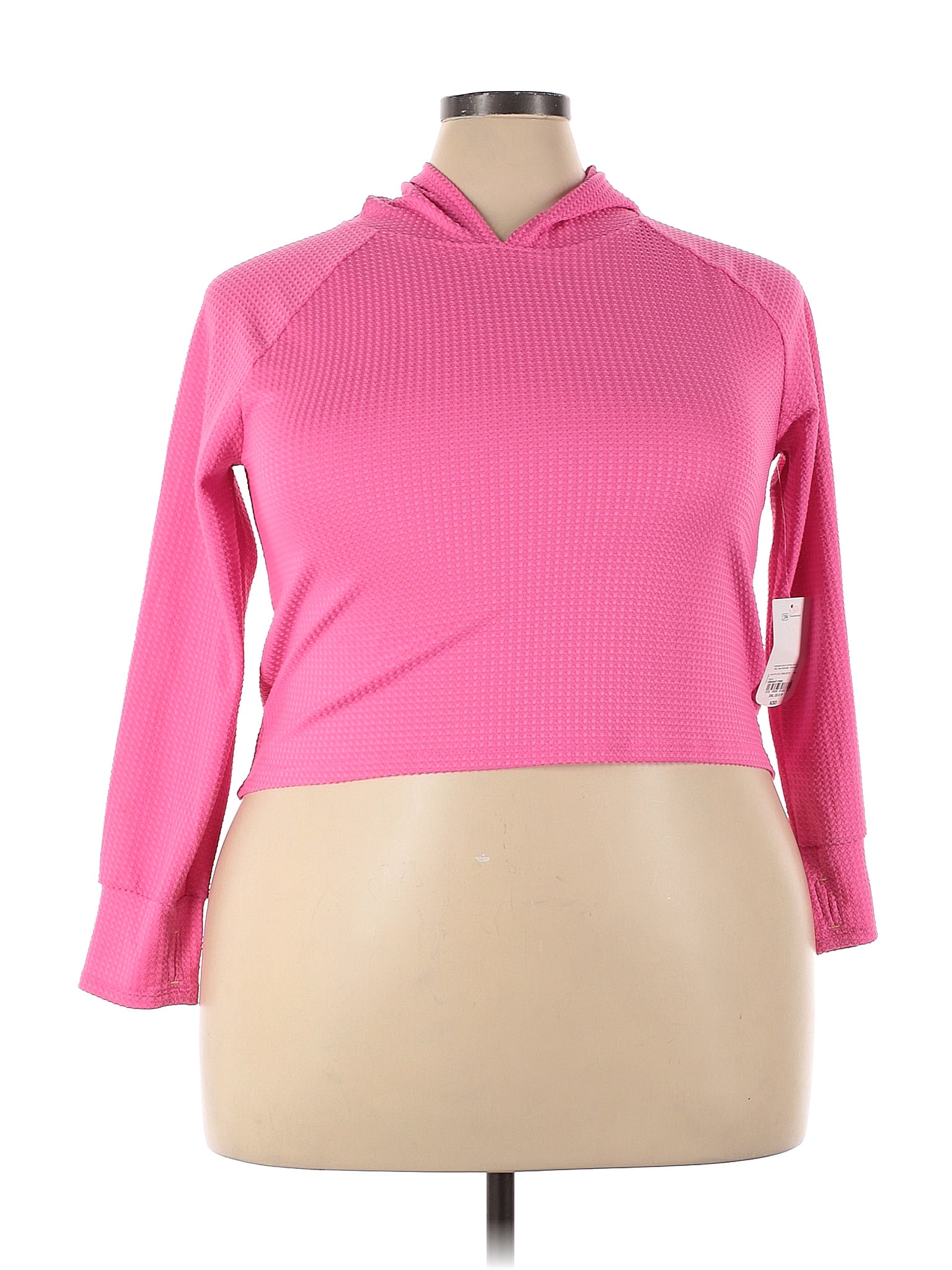 Xersion 100% Polyester Pink Active T-Shirt Size 3X (Plus) - 34