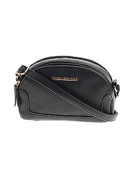 Jones New York Leather Handbag Black Large Shoulder Bag Multi