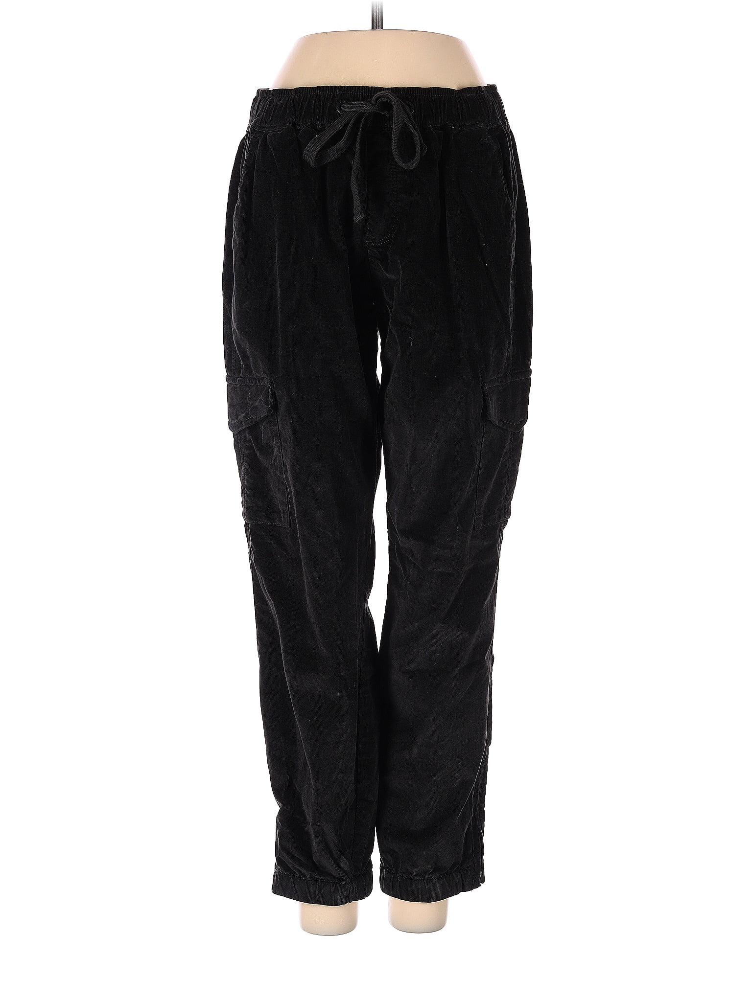 Sanctuary Womens The Commander Houndstooth Cargo Casual Pants Black White Size 26 main image 1