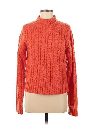 French connection orange on sale sweater