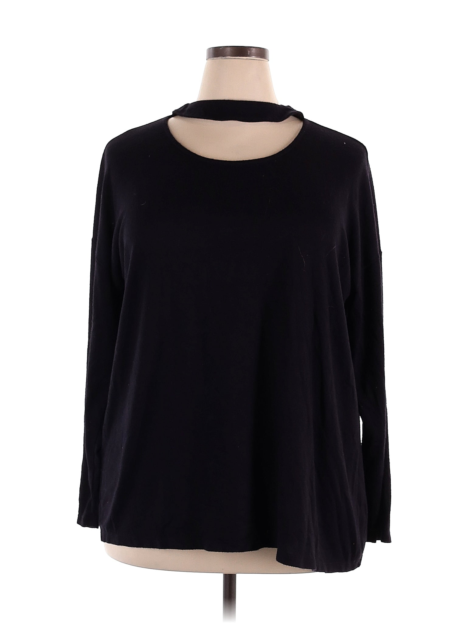 Maurices Black Long Sleeve T-Shirt Size 2X (Plus) - 31% off | ThredUp
