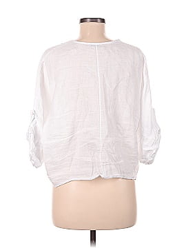 Pur Lino 3/4 Sleeve Blouse (view 2)