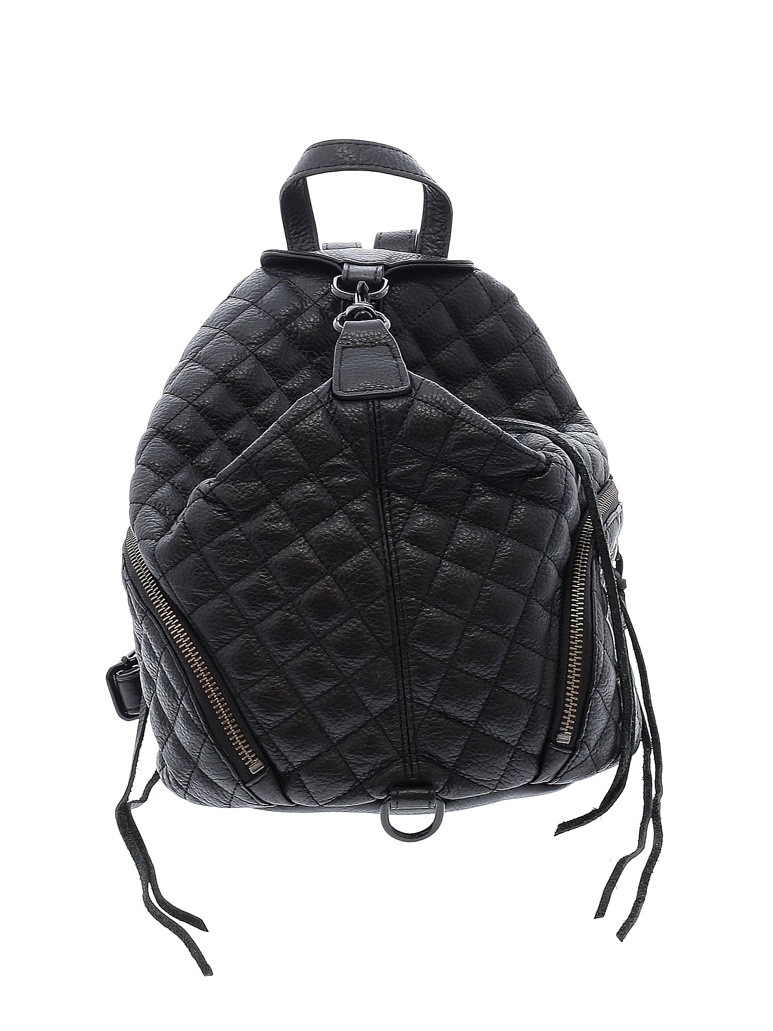 Rebecca Minkoff 100% Leather Solid Black Leather Backpack One Size - 55 ...