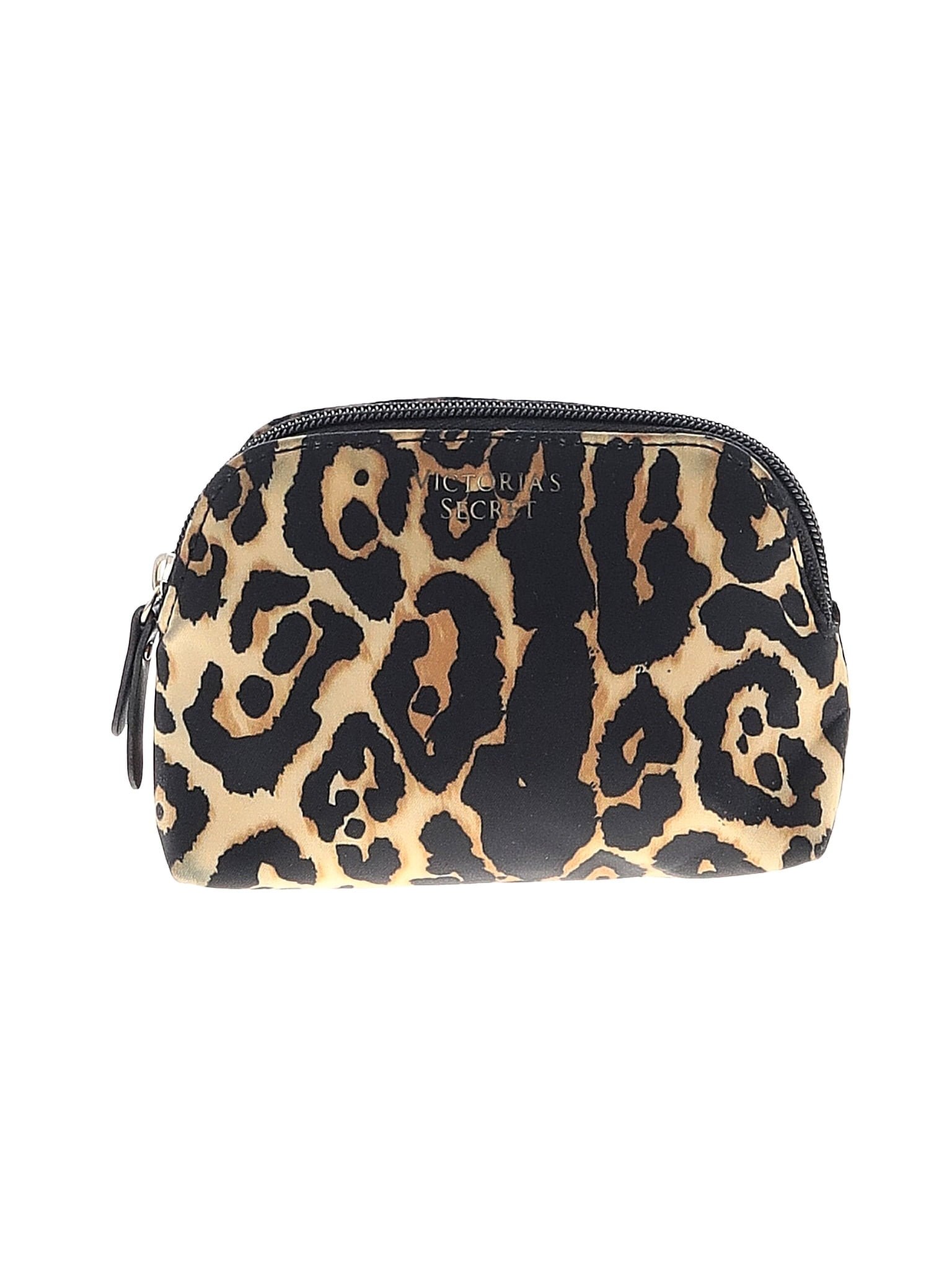 Victoria s Secret Leopard Print Multi Color Gold Makeup Bag One