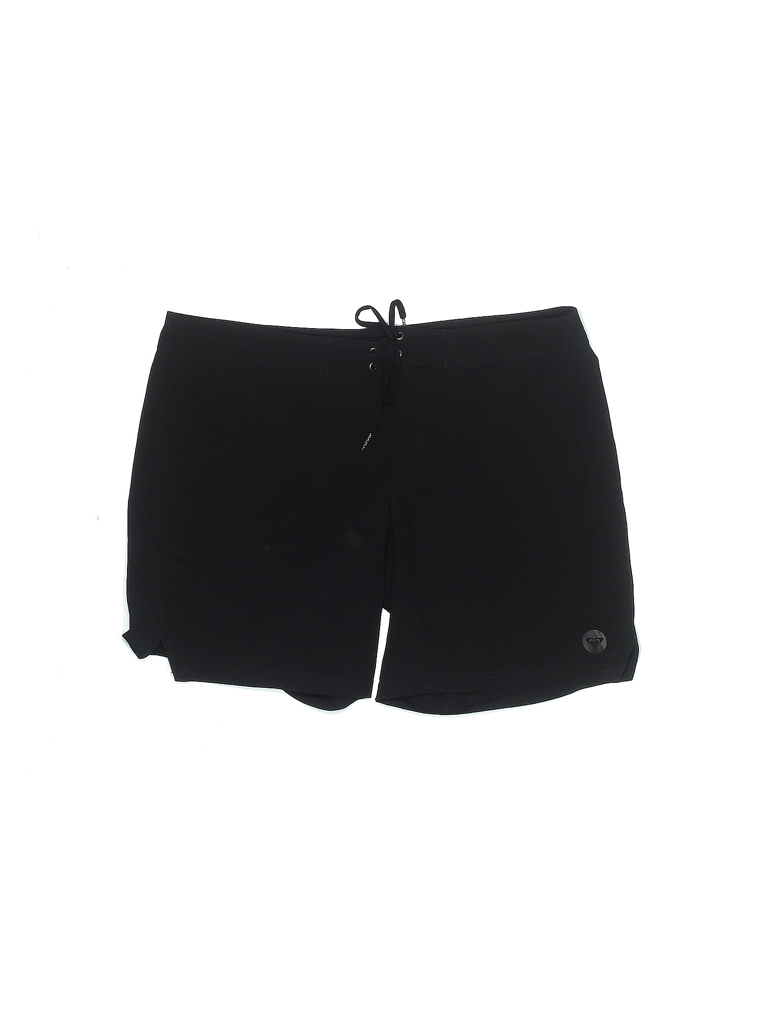 Roxy Solid Black Board Shorts Size L 52 off thredUP