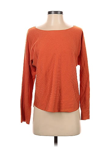 Burnt orange sale pullover sweater