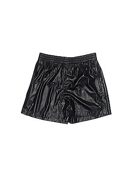 Theory Faux Leather Shorts (view 1)