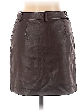 KORS Michael Kors Leather Skirt (view 2)