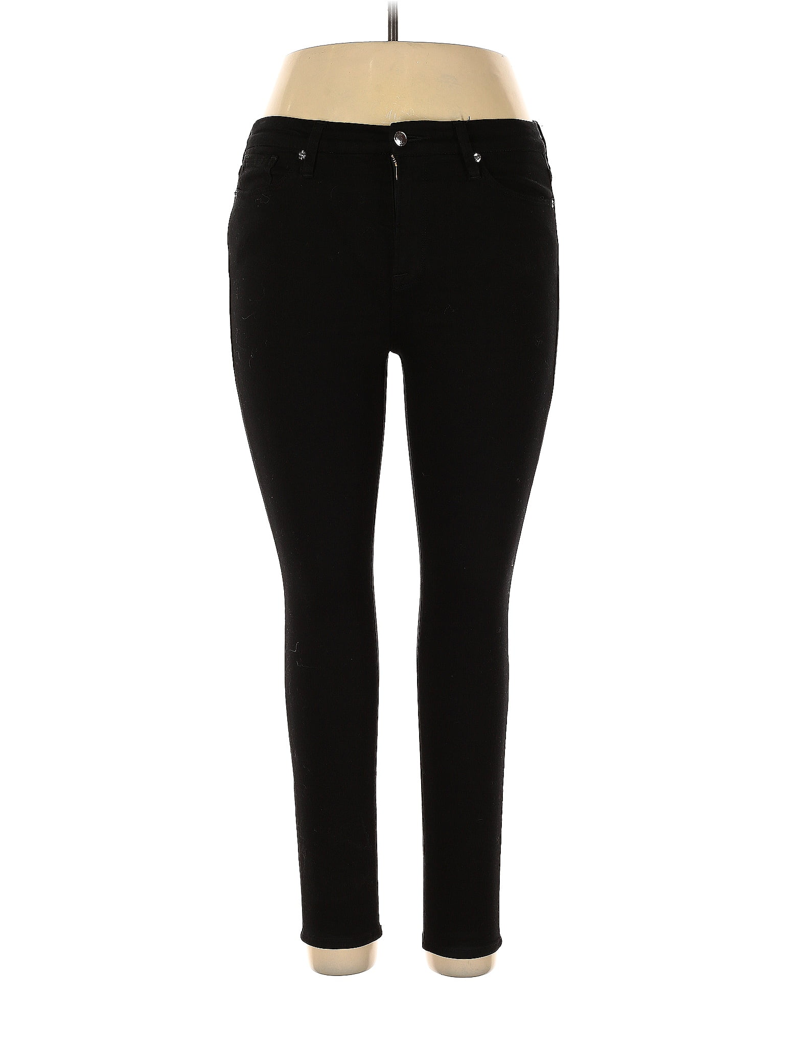 Good American Size 12 (31) Women's Black Solid Jeans