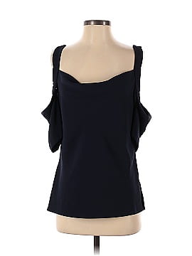 Jason Wu Collective Navy Cold Shoulder Top (view 1)