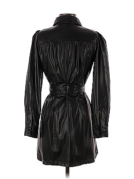 Peter Som Collective Faux Leather Shirtdress (view 2)