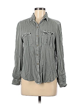 American Eagle Outfitters Long Sleeve Button-Down Shirt (view 1)