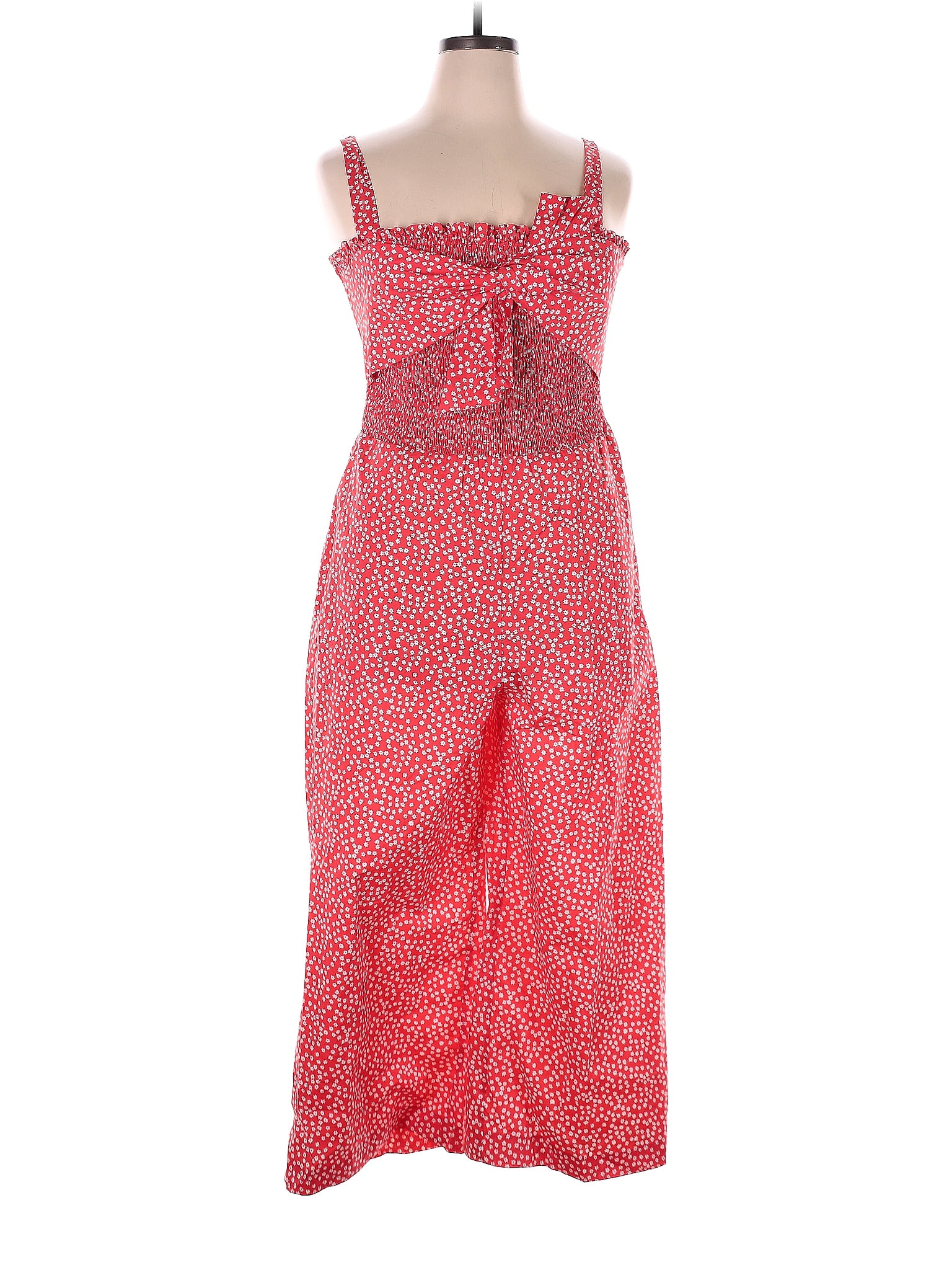 Rebecca Taylor Red Jumpsuit Size XL - 81% off | thredUP