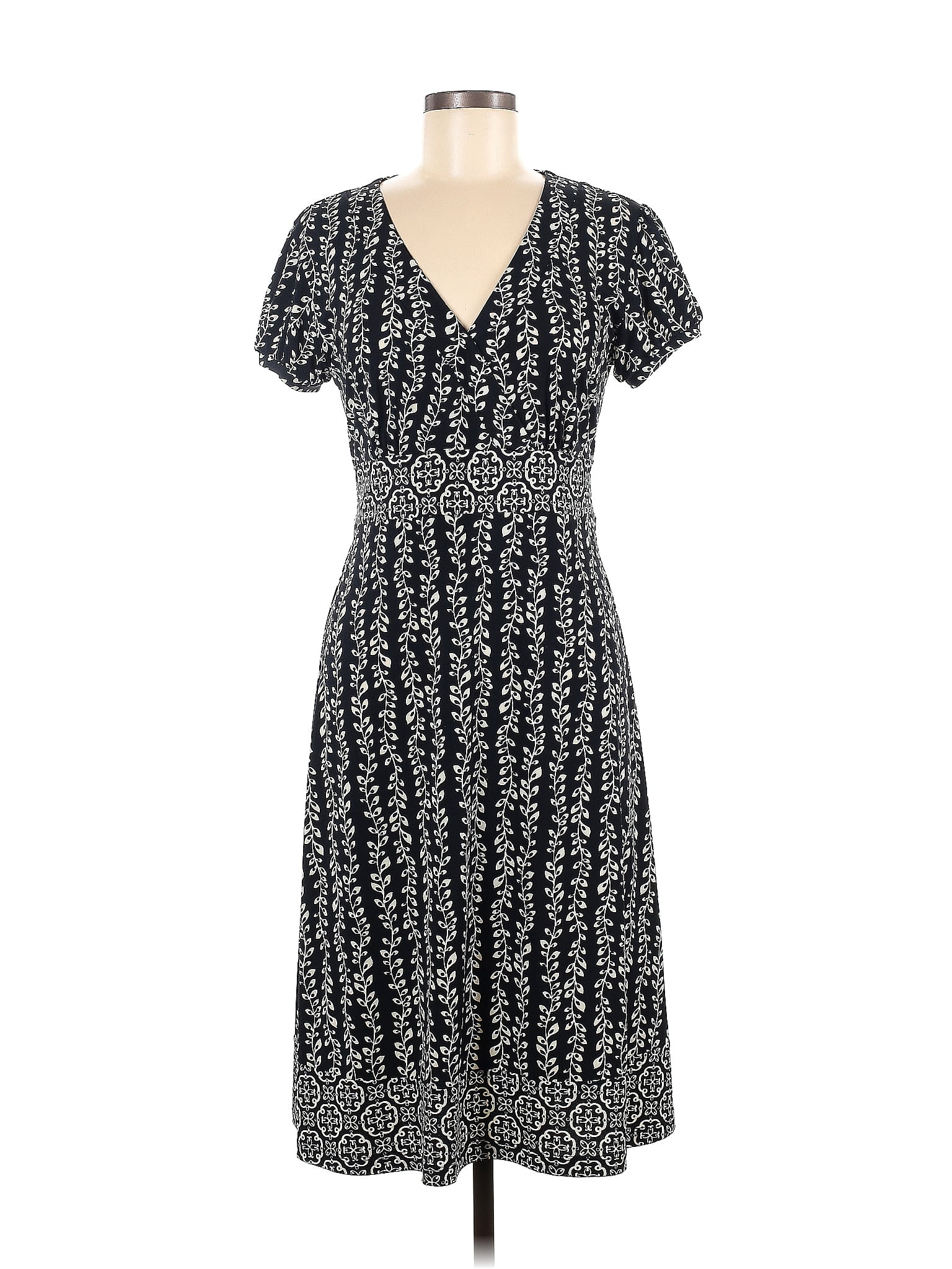 Apt. 9 Multi Color Gray Casual Dress Size M (Petite) - 59% off | ThredUp