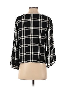 Waverly Grey Plaid Anabell Top (view 2)