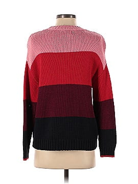 Sundry Red Stripe Knit Sweater (view 2)