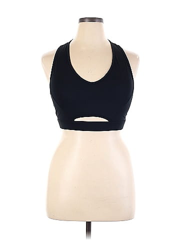 Fabletics Black Sports Bra Size 1X (Plus) - 53% off