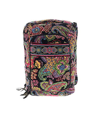 Vera Bradley Paisley Multi Color Purple Backpack One Size 51