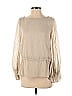 Waverly Grey 100% Polyester Ivory Holly Top Size XS - photo 1