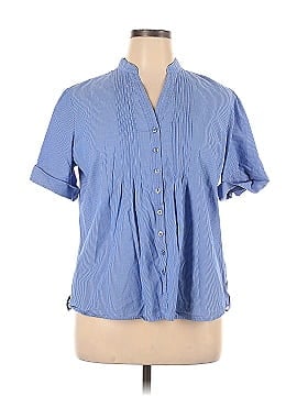 DressBarn Short Sleeve Button-Down Shirt (view 1)