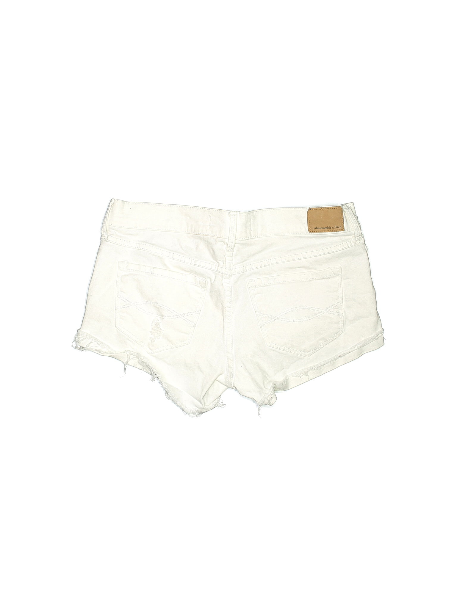 White cheap abercrombie shorts