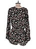 Forever 21 100% Rayon Floral Jacquard Tortoise Floral Motif Paisley Baroque Print Hearts Brocade Graphic Tropical Black Romper Size M - photo 2