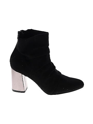 Christian Siriano for Payless Solid Black Ankle Boots Size 7 47