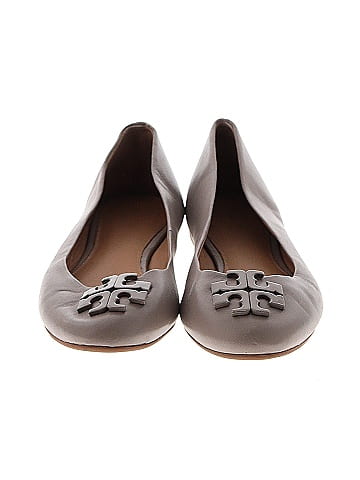 Tory burch gray discount flats