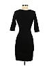 Babaton Solid Black Casual Dress Size XS - photo 2
