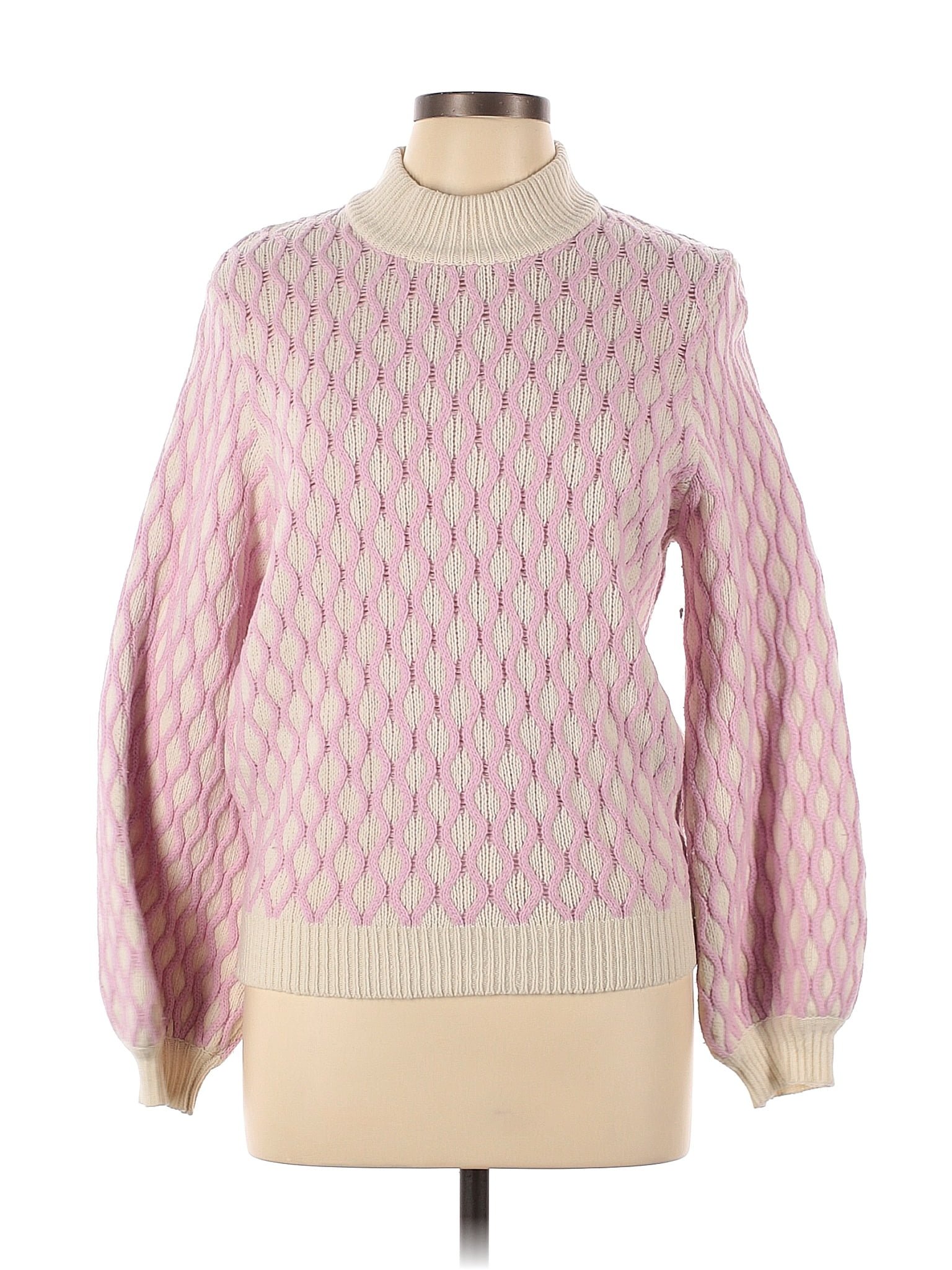 STINE GOYA Color Block Pink Pink Carlo Sweater Size L - 66% off | thredUP