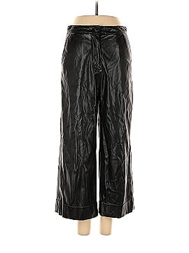 Natori Faux Leather Cropped Pants (view 1)