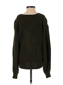 Thakoon Collective Olive Deep V Neck Sweater (view 2)